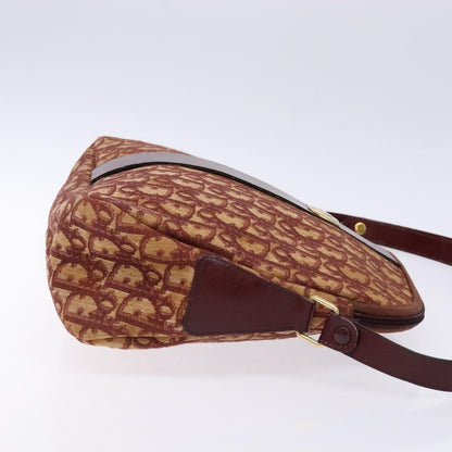 Christian Dior Vintage Trotter Handbag Canvas, RED, CANVAS, Handbag