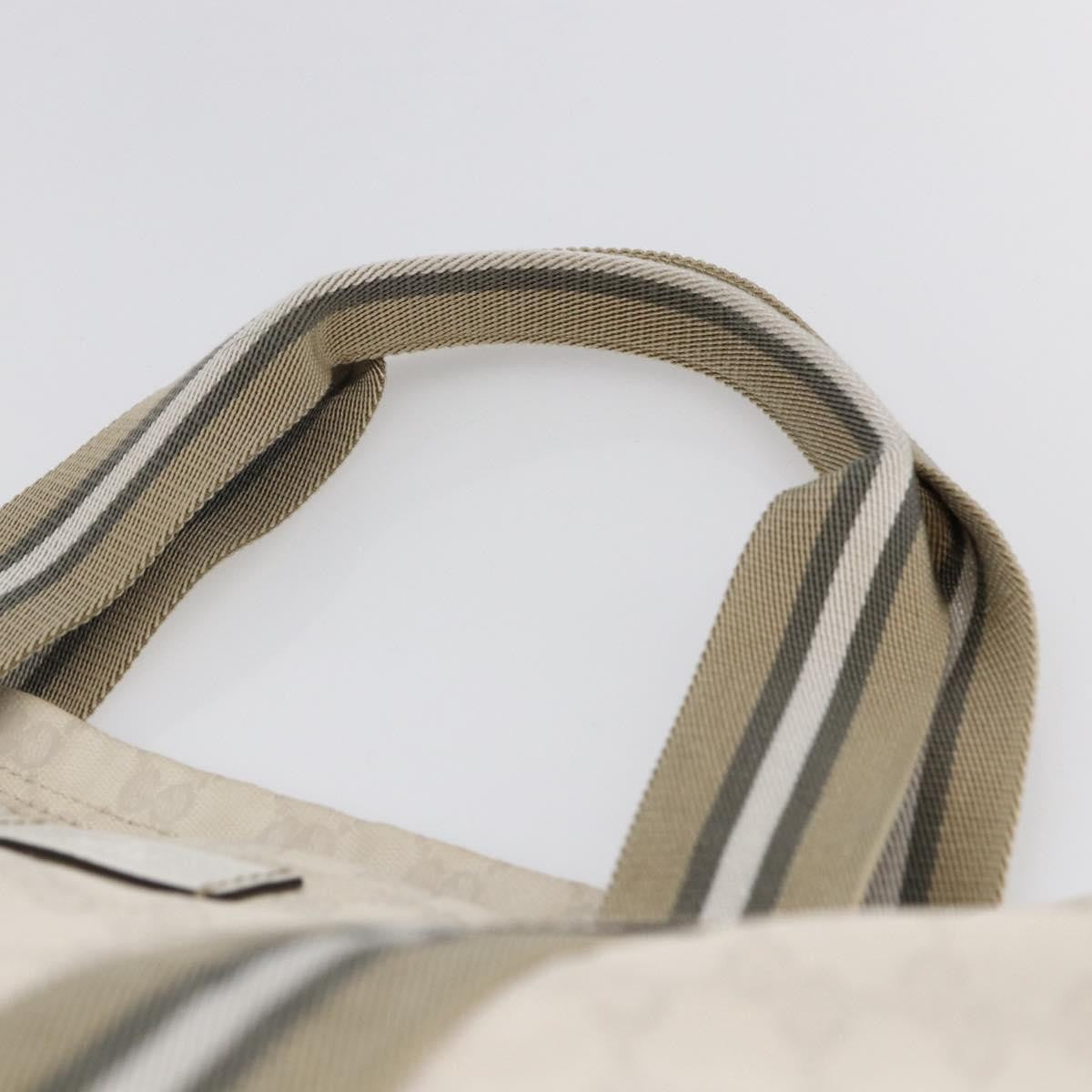 Gucci Original Web Tote GG Canvas, BEIGE, CANVAS, Tote bag