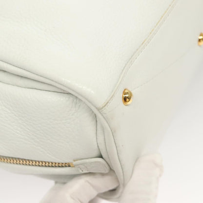 Loewe Chain Roller Handbag Leather, WHITE, LEATHER, Shoulder bag