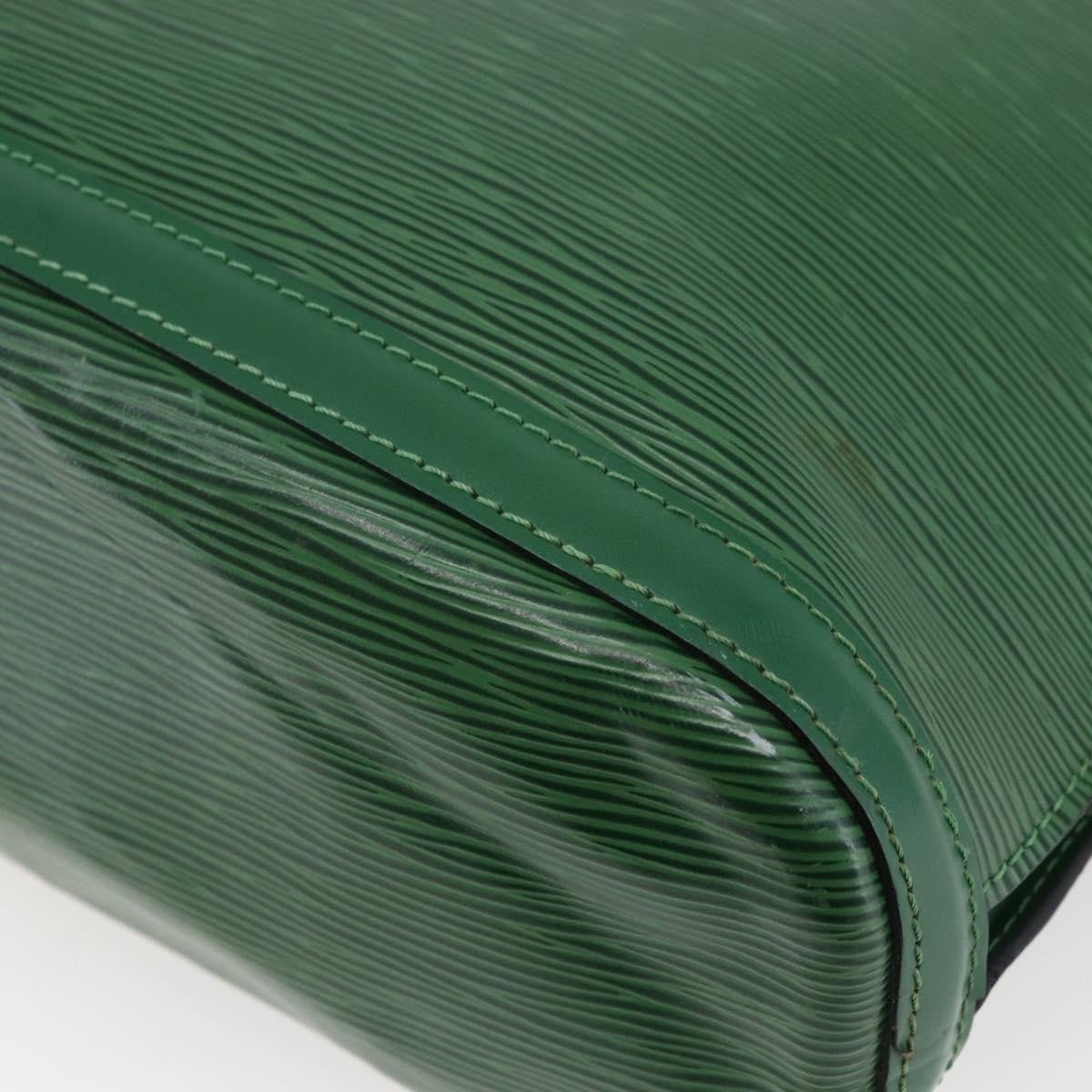 Louis Vuitton Lussac Handbag Epi Leather, GREEN, LEATHER, Handbag