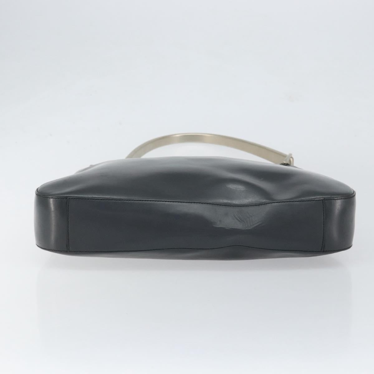 Prada Vintage Handbag Leather, BLACK, LEATHER, Shoulder bag