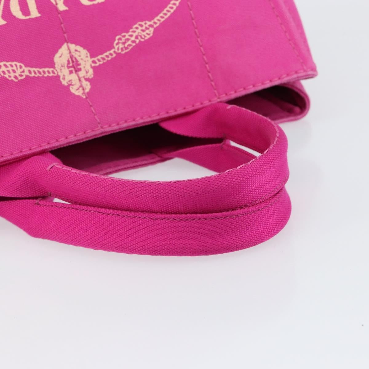 Prada Canapa Tote Canvas, PINK, CANVAS, Tote bag