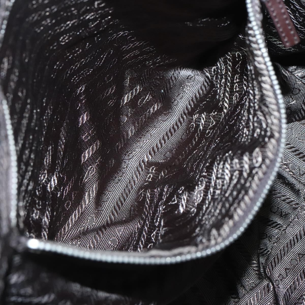 Prada Bauletto Bag Canvas with Leather, BEIGE, CANVAS, Handbag