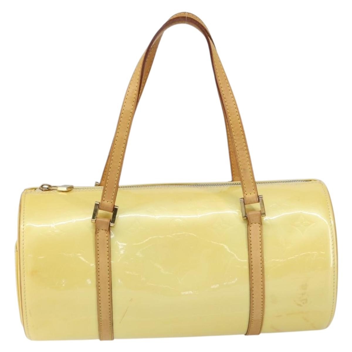 Louis Vuitton Bedford Handbag Monogram Vernis, BEIGE, PATENT_LEATHER, Handbag