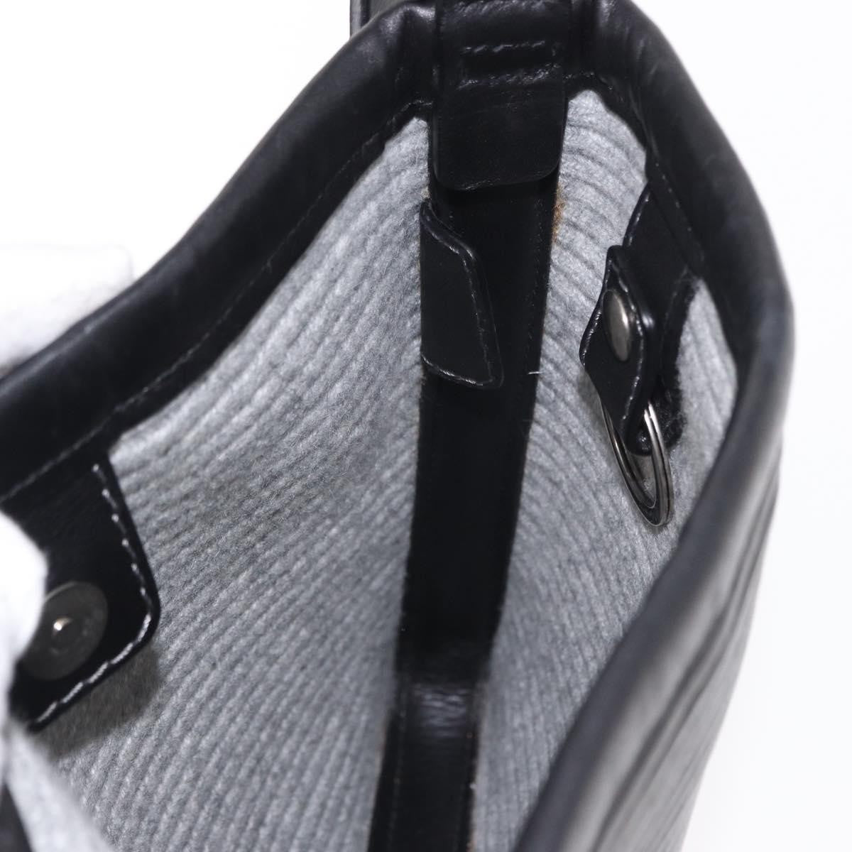 Salvatore Ferragamo Gancini Shoulder Bag Leather, BLACK, LEATHER, Shoulder bag