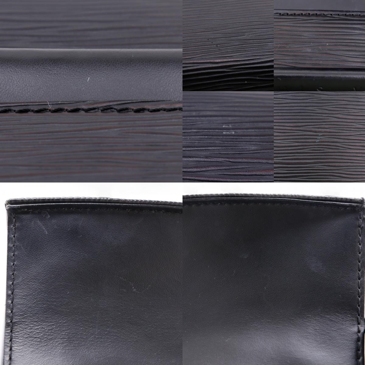 Louis Vuitton Dinard Handbag Epi Leather, BLACK, LEATHER, Shoulder bag