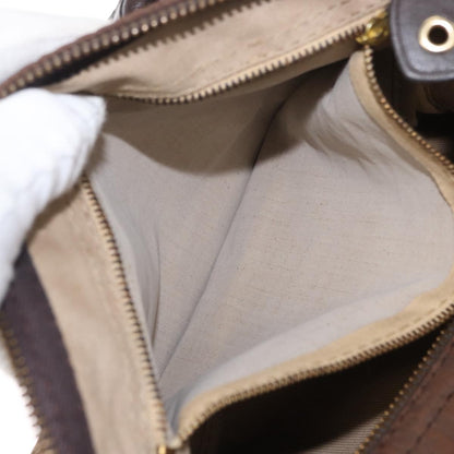 Christian Dior Vintage Trotter Boston Bag Canvas, BROWN, CANVAS, Travel bag