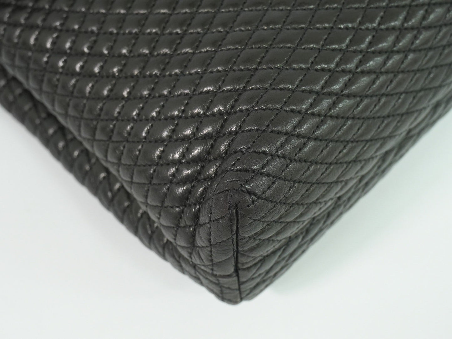 Bally Vintage Handbag Leather, BLACK, LEATHER, Handbag