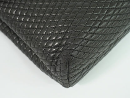 Bally Vintage Handbag Leather, BLACK, LEATHER, Handbag