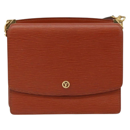 Louis Vuitton Grenelle Shoulder Bag Epi Leather, BROWN, LEATHER, Shoulder bag