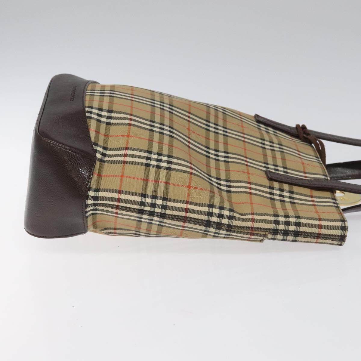 Burberry Nova Check Tote canvas check pattern, BEIGE, CANVAS, Tote bag