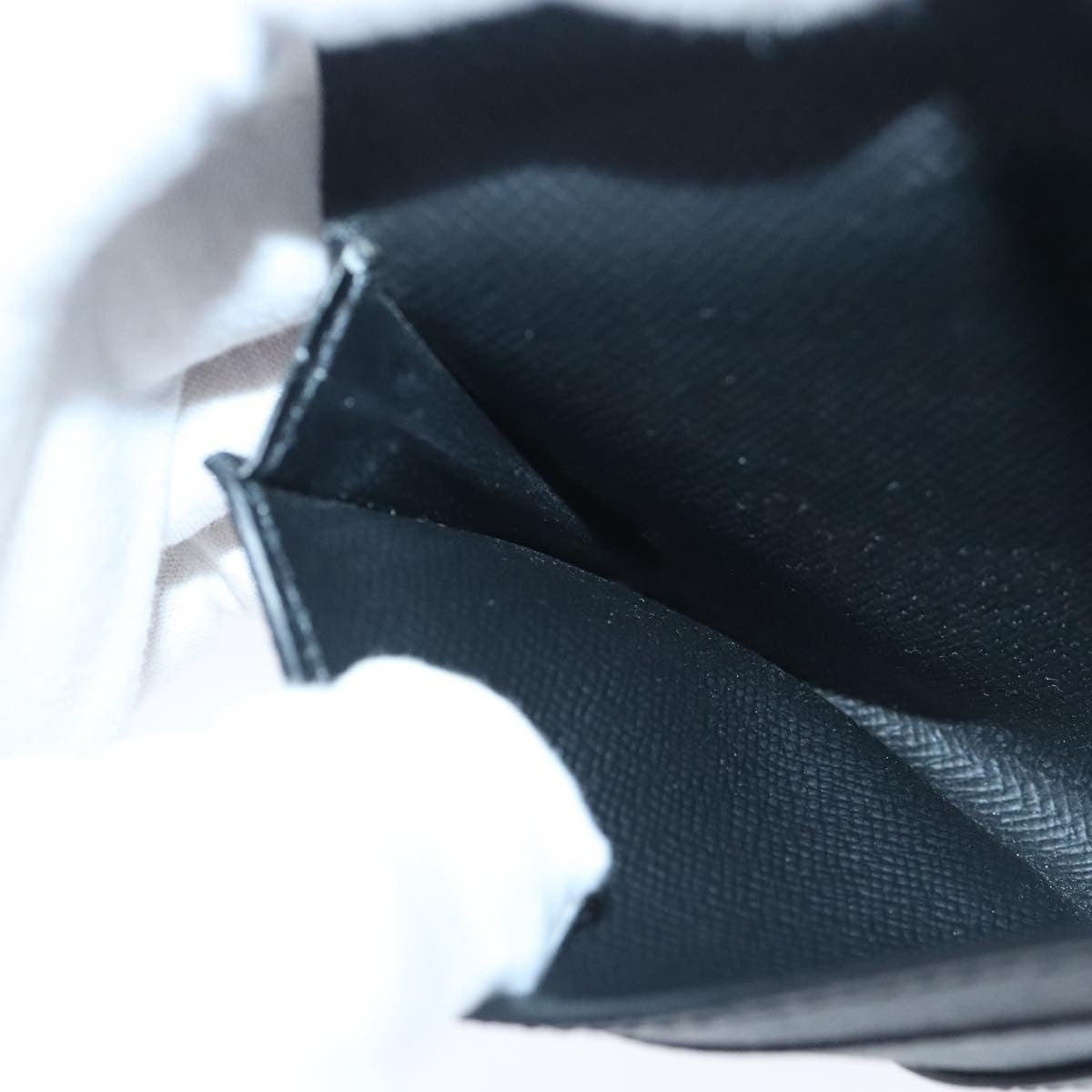 Louis Vuitton Envelope Business Card Holder Leather, BLACK, LEATHER, Card Holders