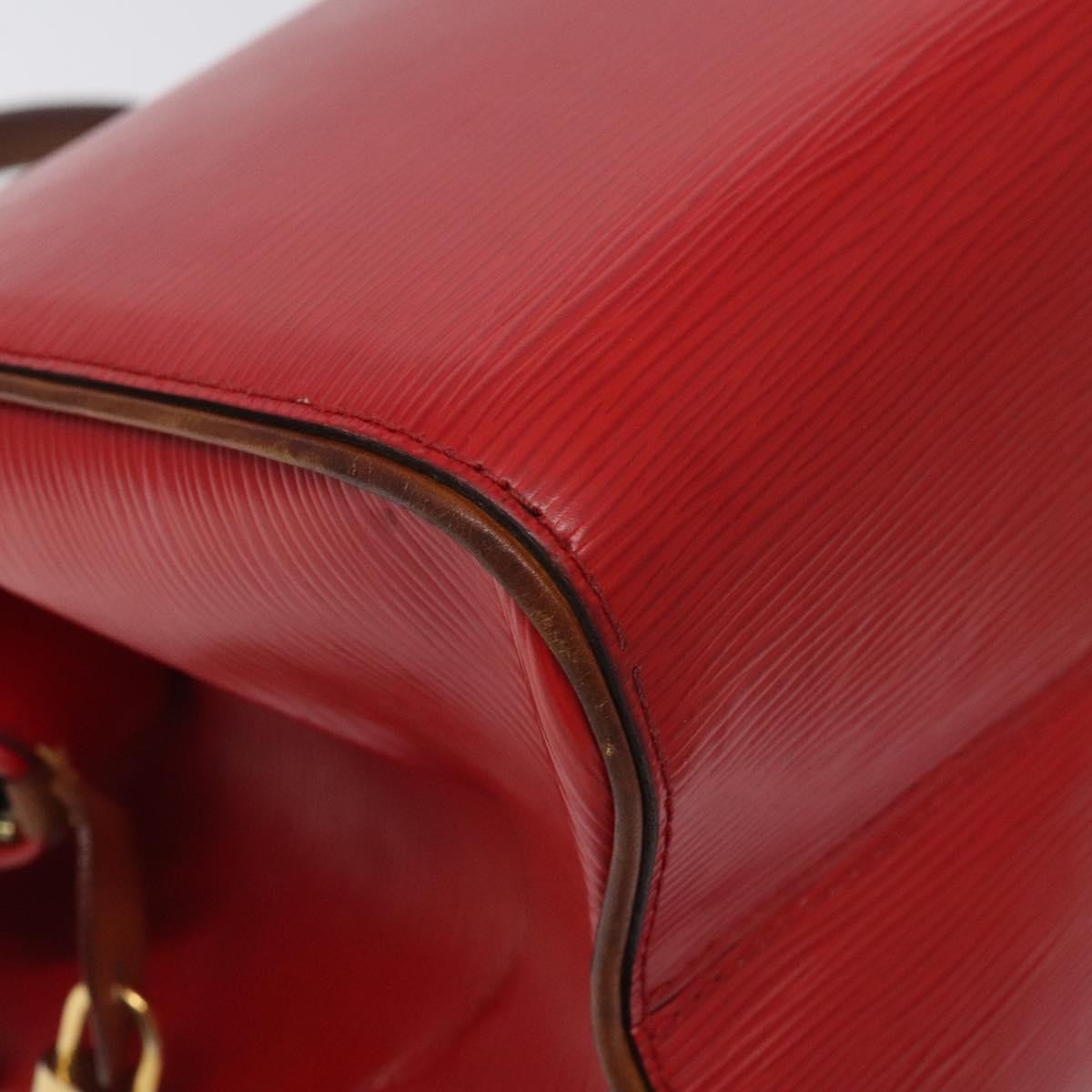 Louis Vuitton Doc Handbag Epi Leather, RED, LEATHER, Handbag