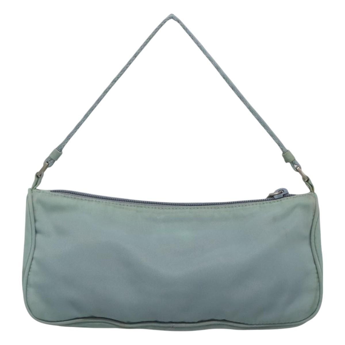 Prada Pochette Shoulder Bag Tessuto, BLUE, NYLON, Clutche & pouche