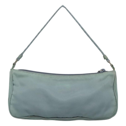 Prada Pochette Shoulder Bag Tessuto, BLUE, NYLON, Clutche & pouche