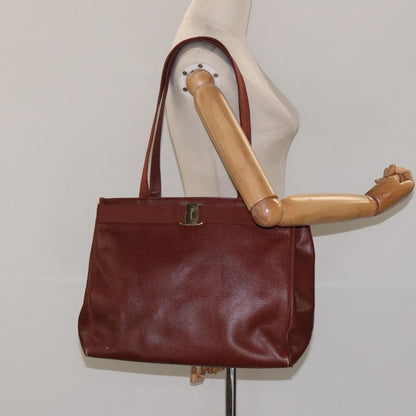 Salvatore Ferragamo Vala tote Leather, BROWN, LEATHER, Tote bag