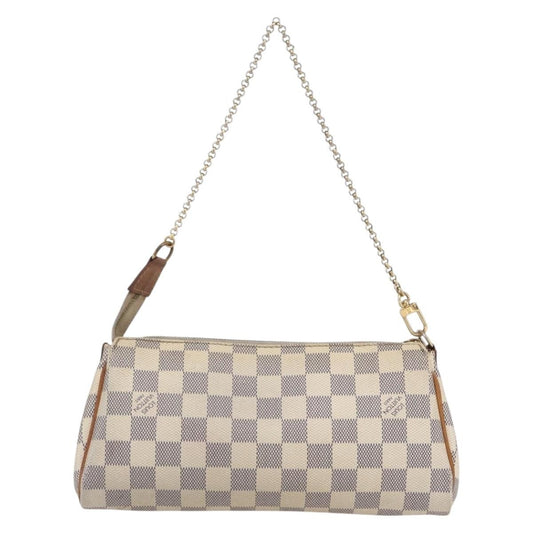 Louis Vuitton Eva Handbag Damier, BEIGE, CANVAS, Handbag