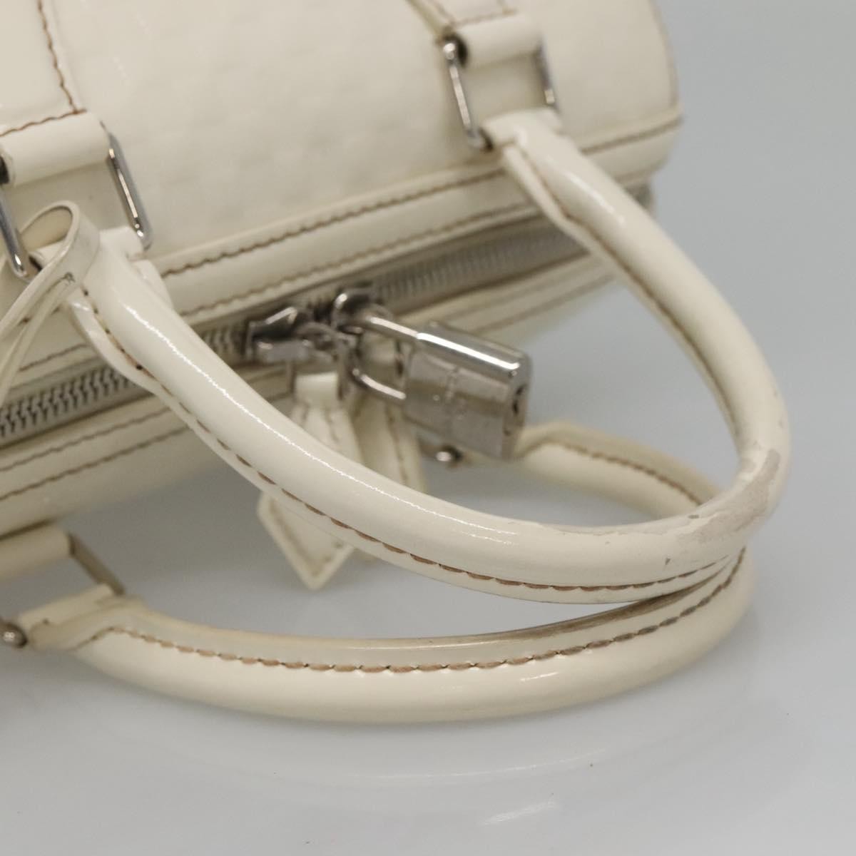 Louis Vuitton Speedy Cube Bag Damier Facette, WHITE, PATENT_LEATHER, Handbag