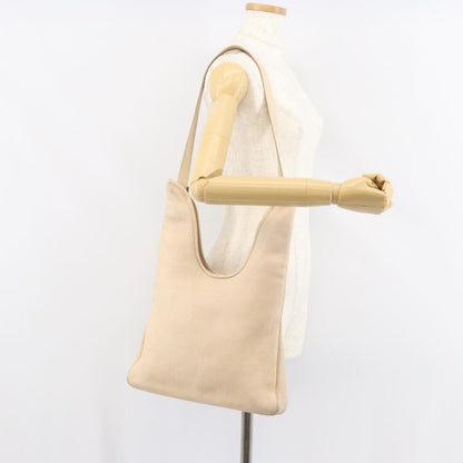 Hermes Massai Bag Leather, BEIGE, LEATHER, Shoulder bag