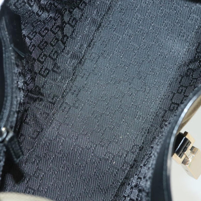 Gucci Jackie Original Shoulder Bag Leather Leather, BEIGE, CANVAS, Shoulder bag