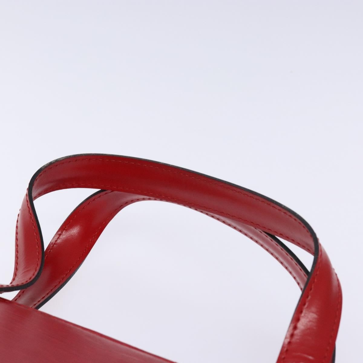 Louis Vuitton Saint Jacques Handbag Epi Leather, RED, LEATHER, Handbag