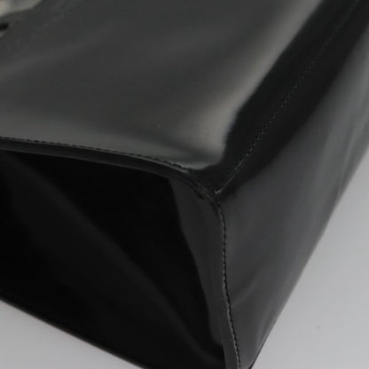 Salvatore Ferragamo Shopper Tote Patent Leather, BLACK, PATENT_LEATHER, Tote bag