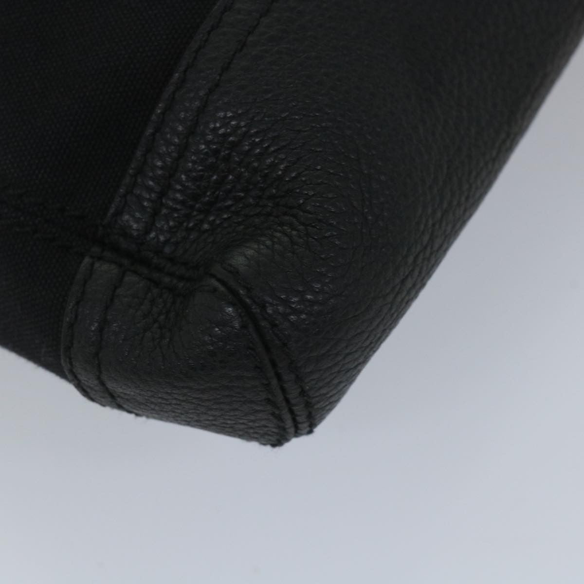 Balenciaga Flap Clutch Canvas with Leather, BLACK, CANVAS, Clutche & pouche