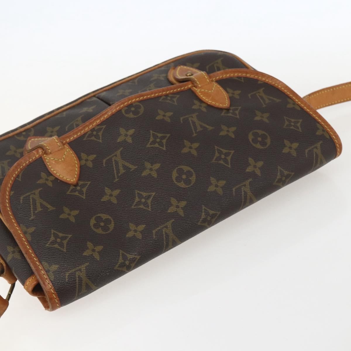 Louis Vuitton Sac Gibeciere Messenger Bag Monogram Canvas, BROWN, CANVAS, Shoulder bag