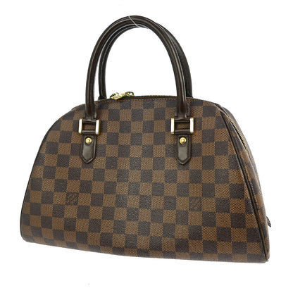 Louis Vuitton Ribera Handbag Damier, BROWN, CANVAS, Handbag