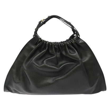 Gucci Vintage Handbag Leather, KHAKI, LEATHER, Handbag