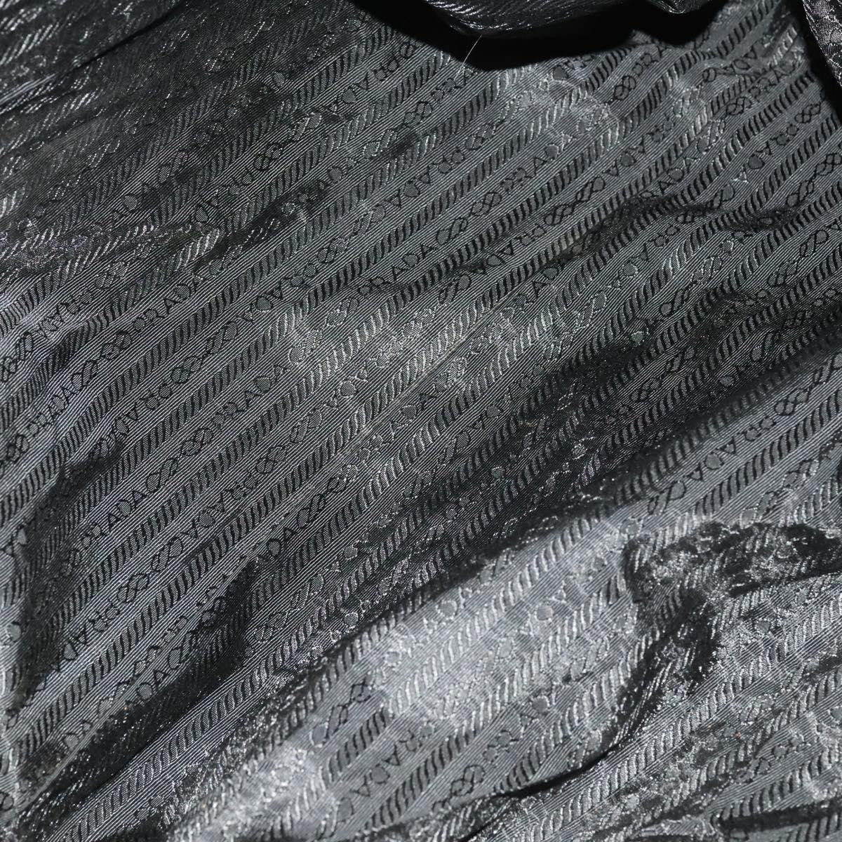 Prada Boston Bag Wool, GRAY, WOOL, Travel bag