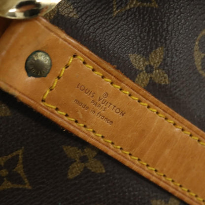 Louis Vuitton Keepall Bandouliere Bag Monogram Canvas, BROWN, CANVAS, Travel bag