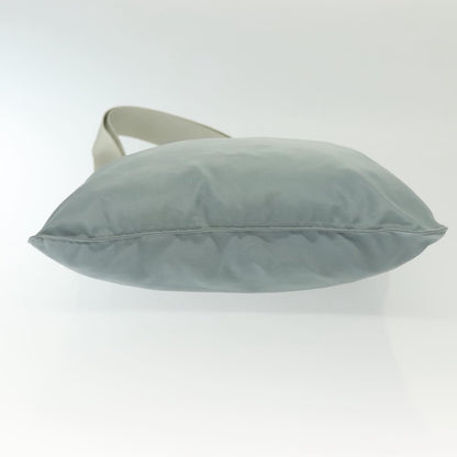 Prada Flat Messenger Bag Tessuto, BLUE, NYLON, Shoulder bag