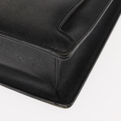 Burberry Briefcase Leather, BLACK, LEATHER, Briefcase