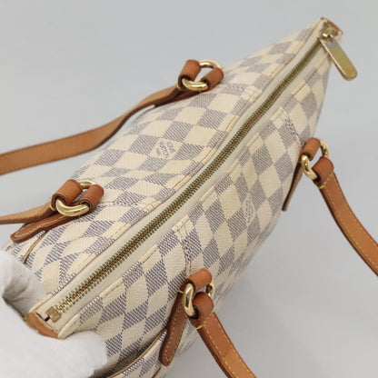 Louis Vuitton Totally Handbag Damier, WHITE, CANVAS, Tote bag