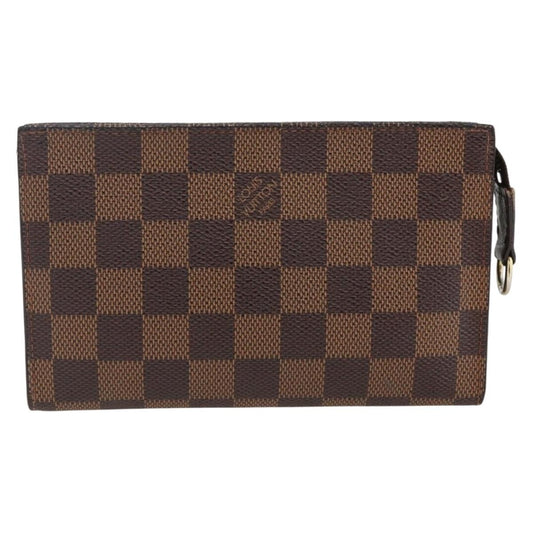 Louis Vuitton Marais Bucket Zip Pouch Damier, Brown, Canvas, Clutch