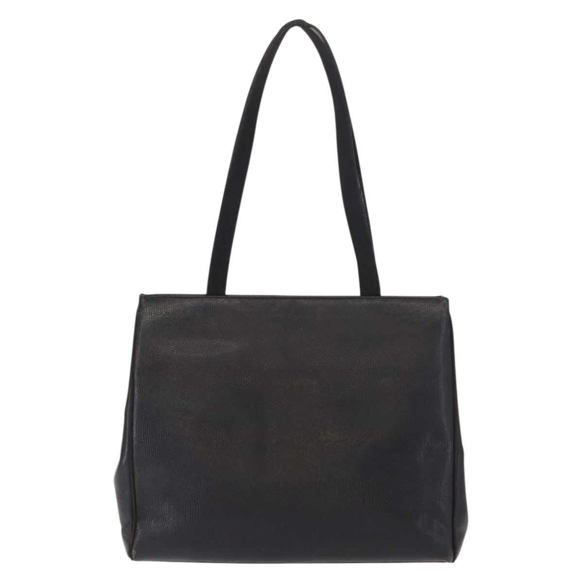 Salvatore Ferragamo Vala tote Leather, BLACK, LEATHER, Tote bag