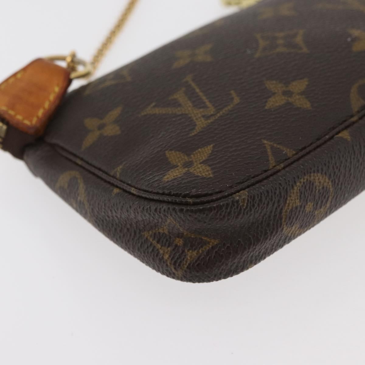 Louis Vuitton Pochette Accessoires Monogram Canvas, Brown, Canvas, Clutch