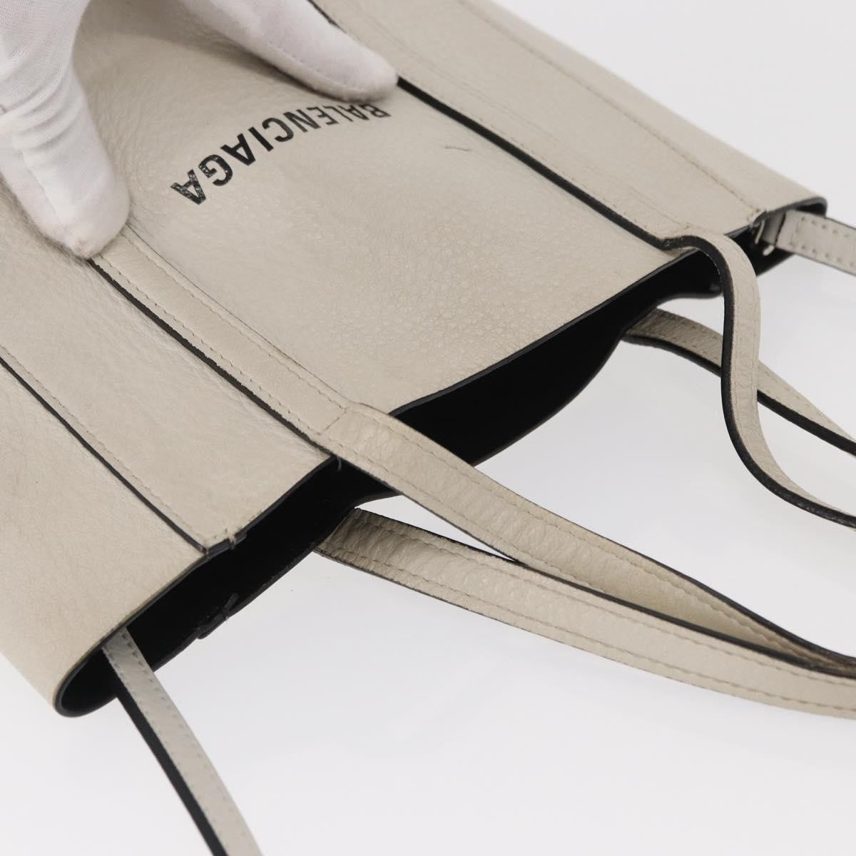 Balenciaga Everyday Tote Leather, WHITE, LEATHER, Tote bag