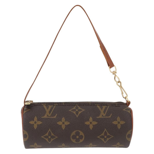 Louis Vuitton Papillon Pochette Monogram Canvas, BROWN, CANVAS, Clutche & pouche