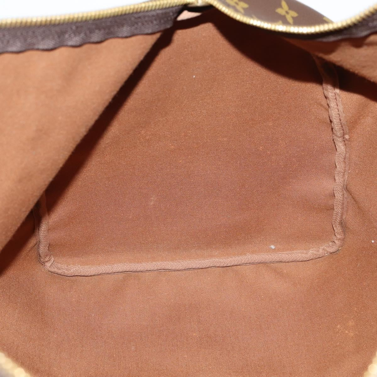 Louis Vuitton Keepall Bag Monogram Canvas, BROWN, CANVAS, Travel bag