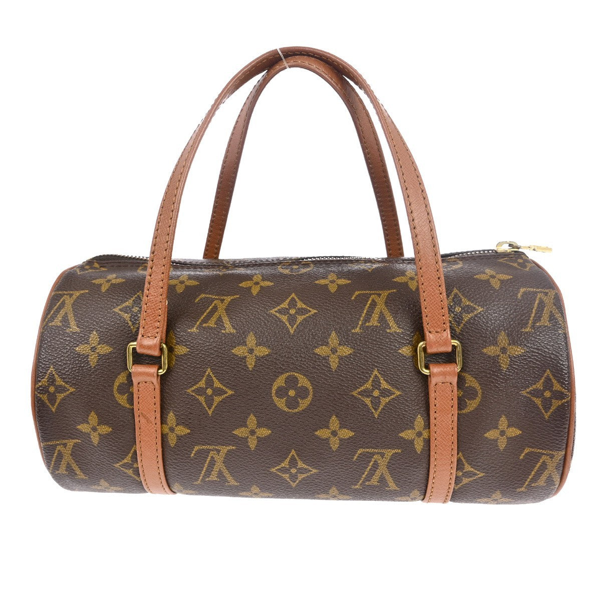 Louis Vuitton Papillon Handbag Monogram Canvas, Brown, Canvas, Handbag