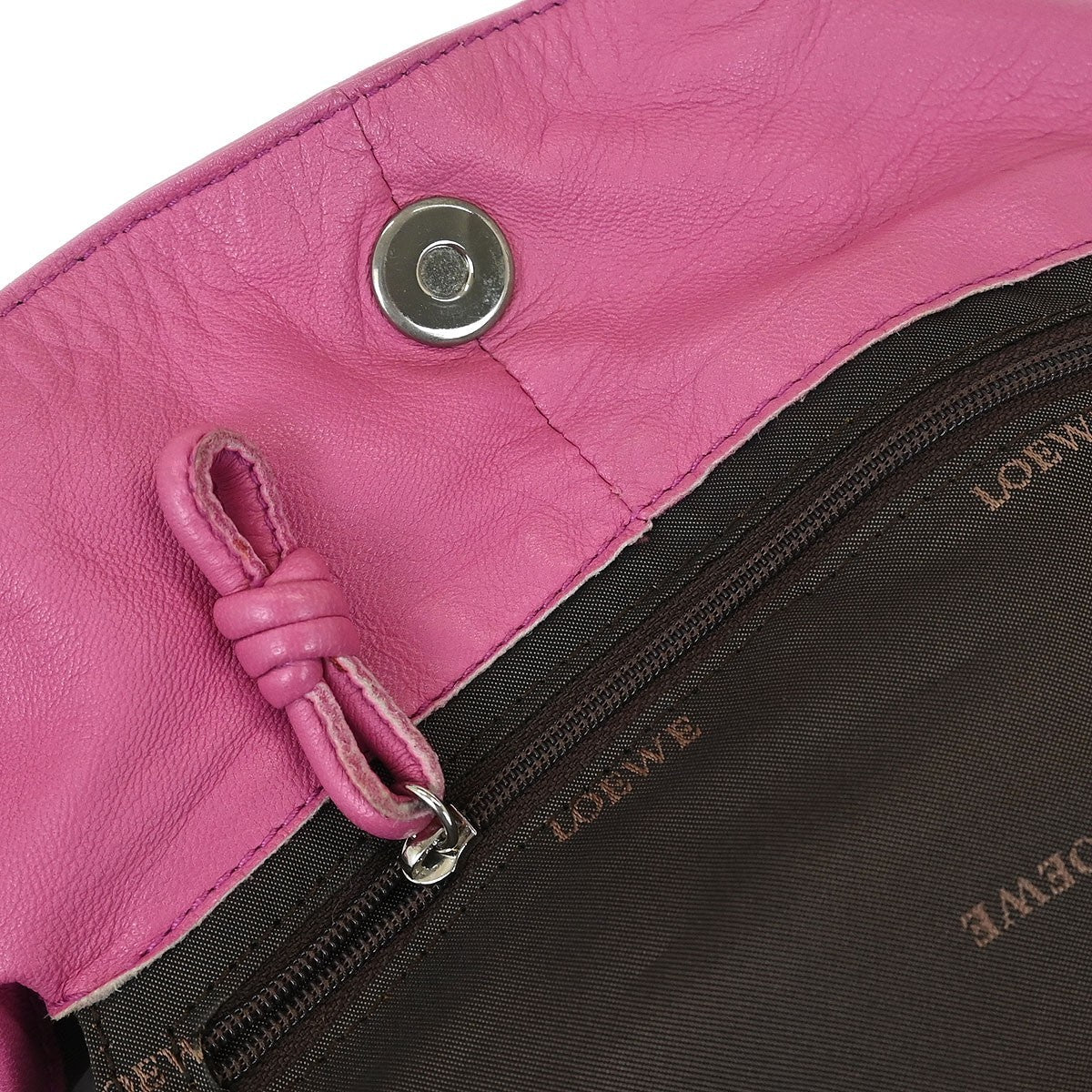 Loewe Anagram Logo Nappa Aire Hand Bag Leather, PINK, LEATHER, Tote bag