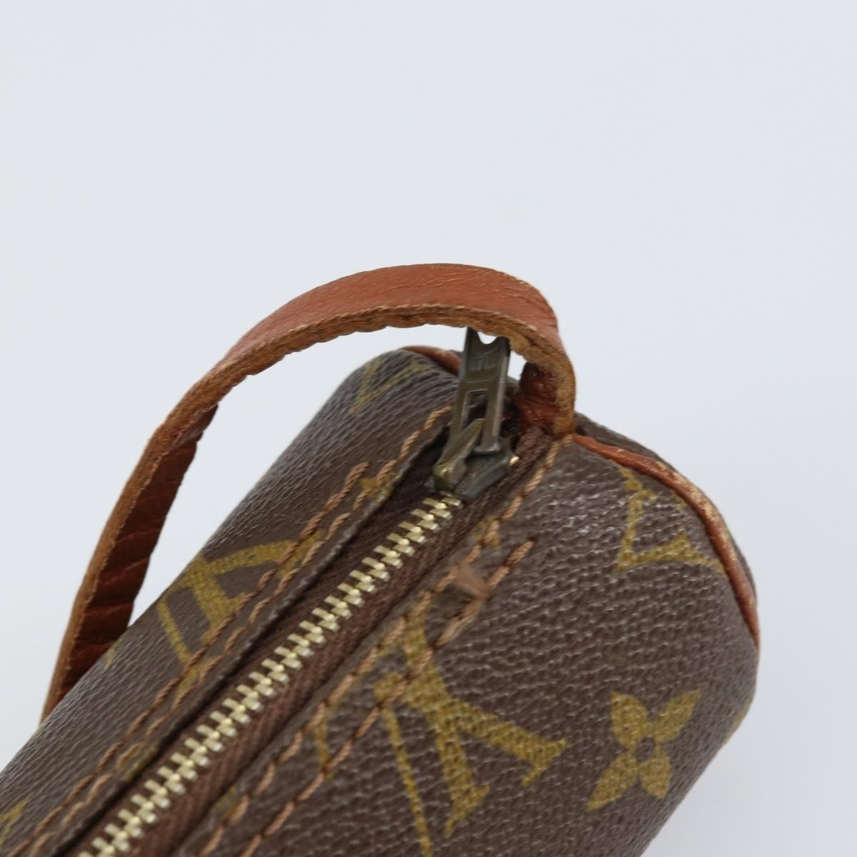 Louis Vuitton Papillon Pochette Monogram Canvas, BROWN, CANVAS, Clutche & pouche