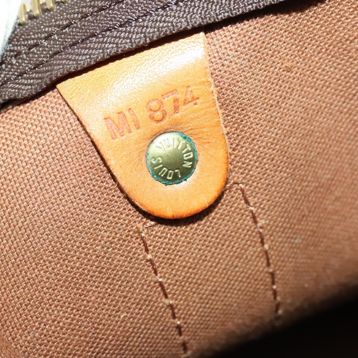Louis Vuitton Keepall Bag Monogram Canvas, BROWN, CANVAS, Travel bag