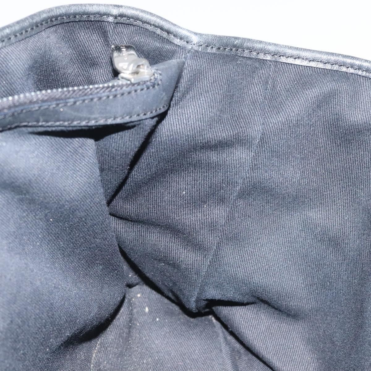 Celine Boogie Satchel Macadam, BLACK, CANVAS, Handbag