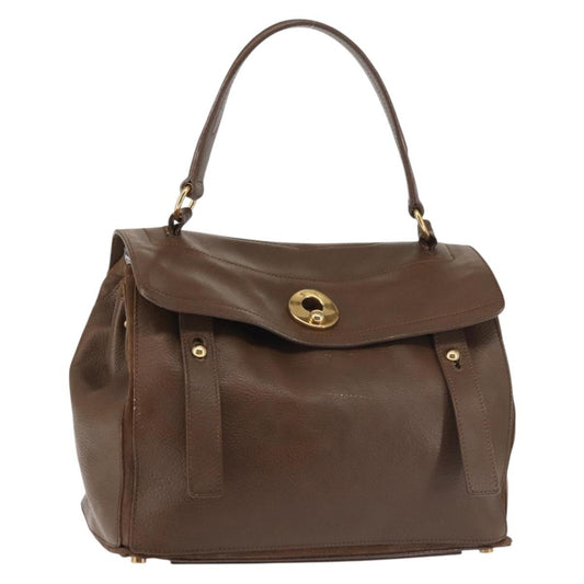 Saint Laurent Muse Two Bag Leather, BROWN, LEATHER, Handbag
