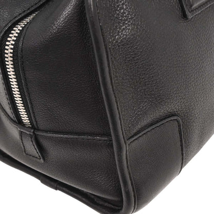 Loewe Amazona Bag Leather, BLACK, LEATHER, Handbag