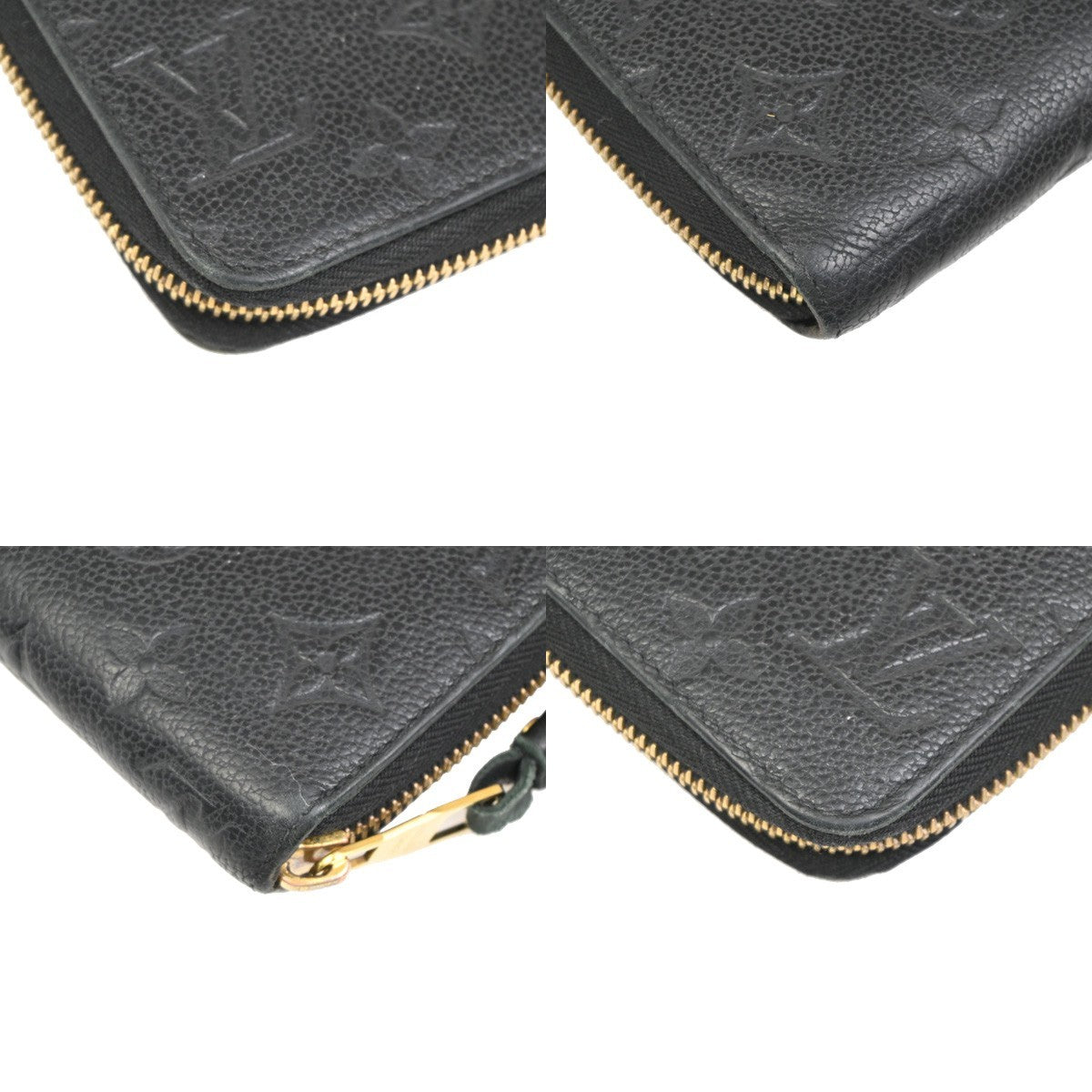 Louis Vuitton Portefeuille zippy Monogramme Empreinte Monogramme Empreinte, BLACK, LEATHER, Wallets