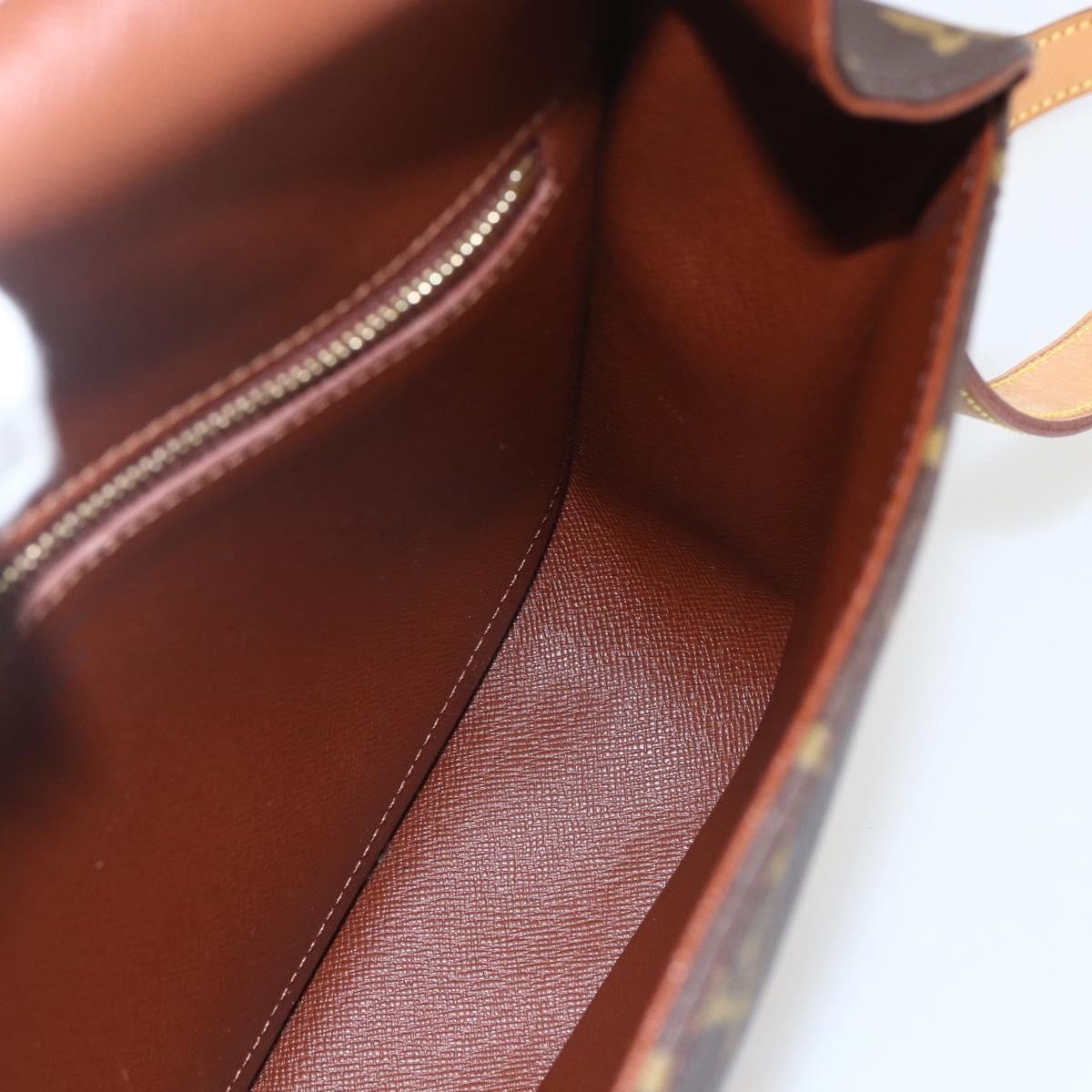 Louis Vuitton Saint Cloud Handbag Monogram Canvas, BROWN, CANVAS, Shoulder bag